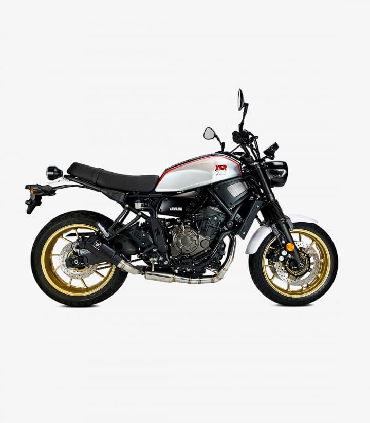 Auspuff AY9258SB IXRACE MK2B Schwarz für Yamaha XSR 700 Full System WITH CAT. (21-24)