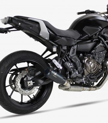 Auspuff AY9259SB IXRACE MK2B Schwarz für Yamaha Tracer 700 Full System WITH CAT. (17-19)