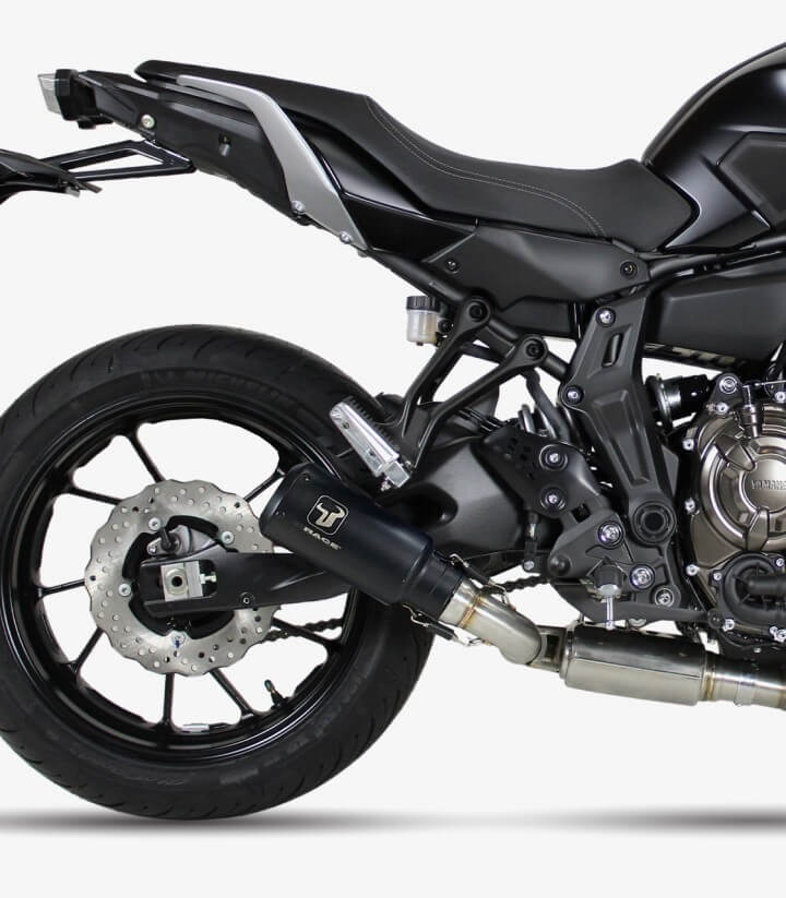 Auspuff AY9259SB IXRACE MK2B Schwarz für Yamaha Tracer 700 Full System WITH CAT. (17-19)