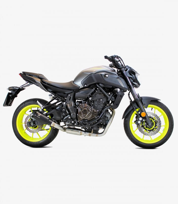 Auspuff AY9262SB IXRACE MK2B Schwarz für Yamaha MT-07 Full System WITH CAT. (14-20)