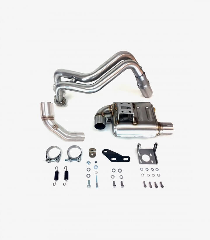 Auspuff AY9262SB IXRACE MK2B Schwarz für Yamaha MT-07 Full System WITH CAT. (14-20)