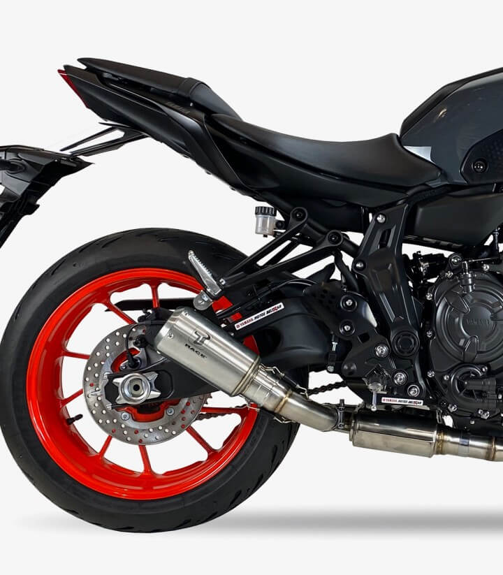 Auspuff AY9264S IXRACE MK2 Stahl für Yamaha MT-07 (21-26)