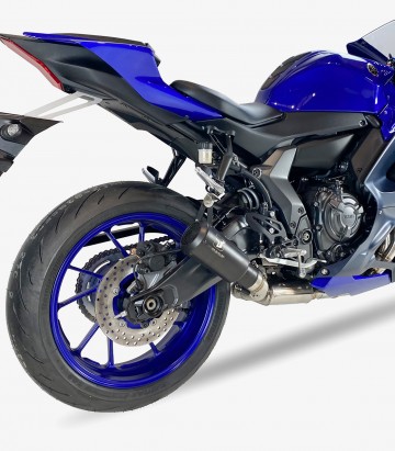 Auspuff AY9266SB IXRACE MK2B Schwarz für Yamaha YZF 700 R7 (21-26)