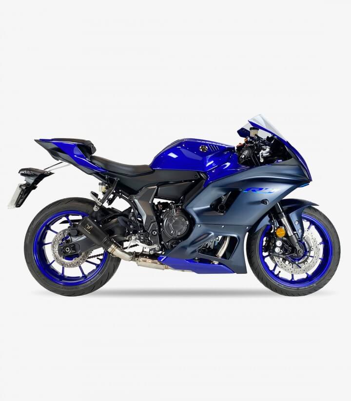 Auspuff AY9266SB IXRACE MK2B Schwarz für Yamaha YZF 700 R7 (21-26)
