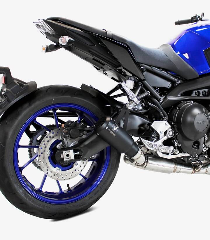 Auspuff AY9280SB IXRACE MK2B Schwarz für Yamaha MT-09 (13-20), XSR 900 (16-20)
