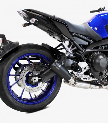 Auspuff AY9280SB IXRACE MK2B Schwarz für Yamaha MT-09 (13-20), XSR 900 (16-20)