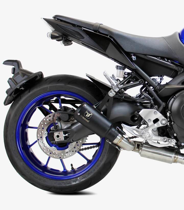 Auspuff AY9280SB IXRACE MK2B Schwarz für Yamaha MT-09 (13-20), XSR 900 (16-20)