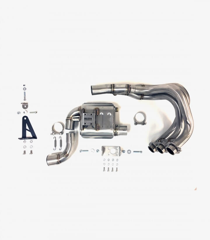 Auspuff AY9280SB IXRACE MK2B Schwarz für Yamaha MT-09 (13-20), XSR 900 (16-20)