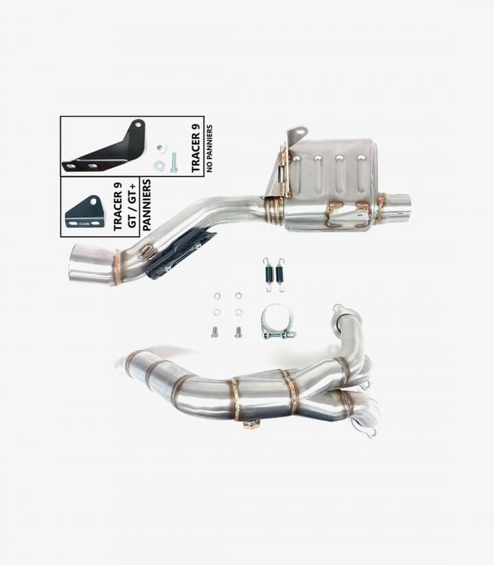 Auspuff AY9282S IXRACE MK2 Stahl für Yamaha Tracer 9 (21-23)