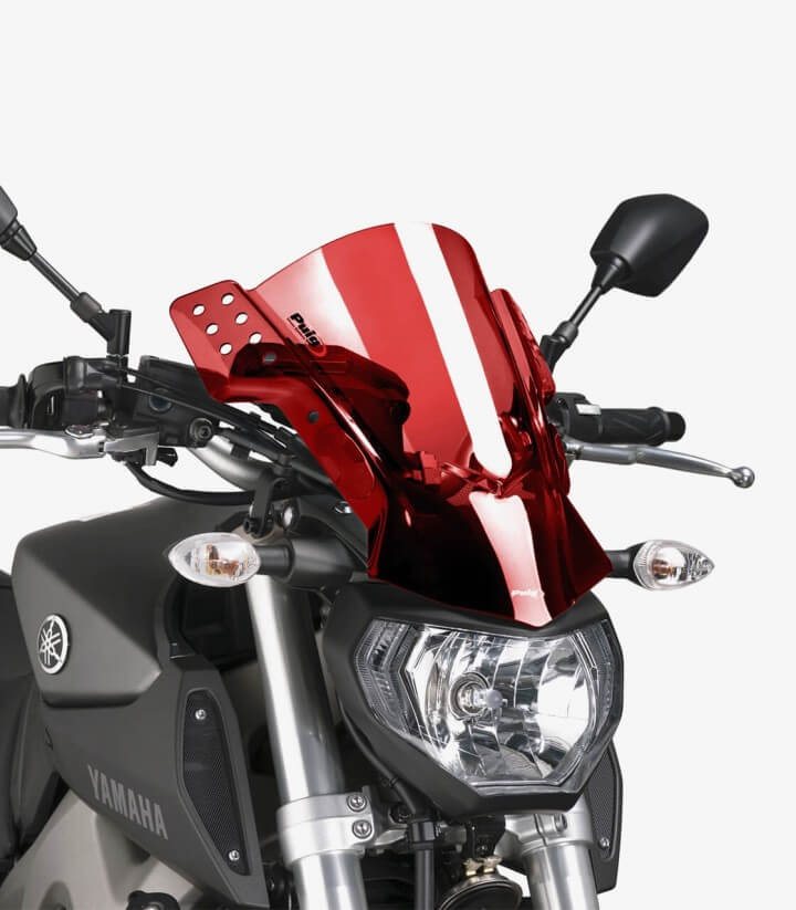 Windschild Puig Rafale Yamaha MT-07/09 Rot 6894R
