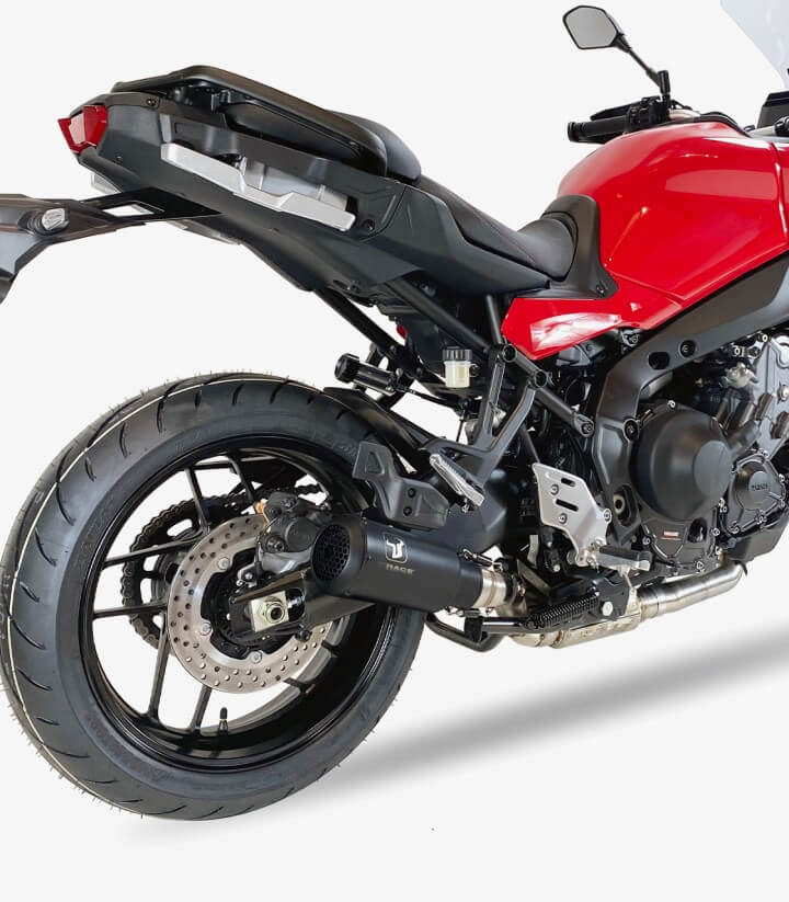 Auspuff AY9282SB IXRACE MK2B Schwarz für Yamaha Tracer 9 (21-23)