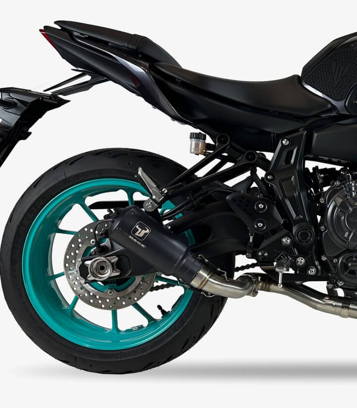 Auspuff AY9964SB IXRACE MK2B Schwarz für Yamaha MT-07 (25-26), MT-07 Full System (21-24)