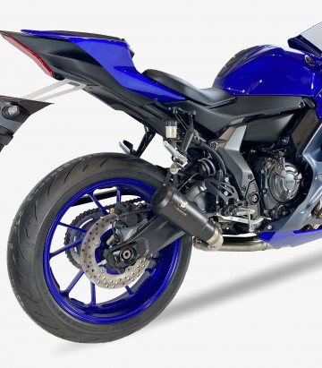 Auspuff AY9966SB IXRACE MK2B Schwarz für Yamaha YZF 700 R7 (21-26)