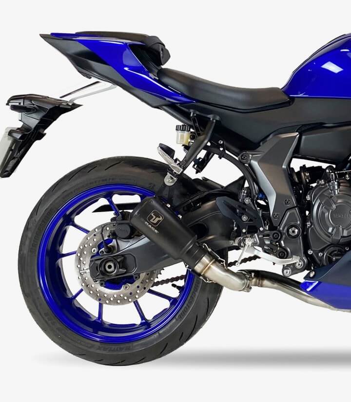 Auspuff AY9966SB IXRACE MK2B Schwarz für Yamaha YZF 700 R7 (21-26)