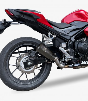 Auspuff AH6233SB IXRACE MK2B Schwarz für Honda CB 500 F (13-15), CB 500 X (13-16), CBR 500 R (13-15)
