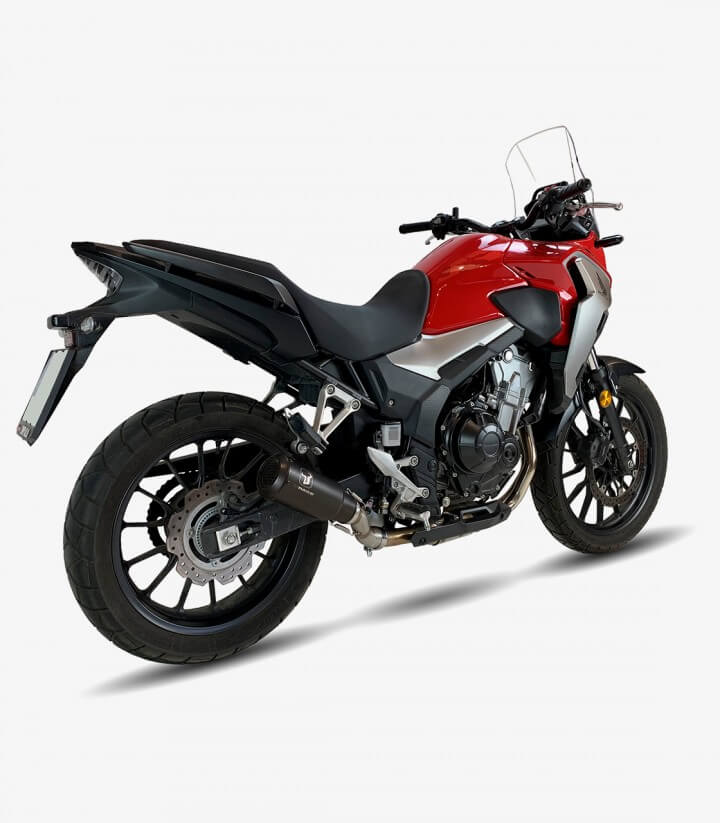 Auspuff AH6233SB IXRACE MK2B Schwarz für Honda CB 500 F (13-15), CB 500 X (13-16), CBR 500 R (13-15)