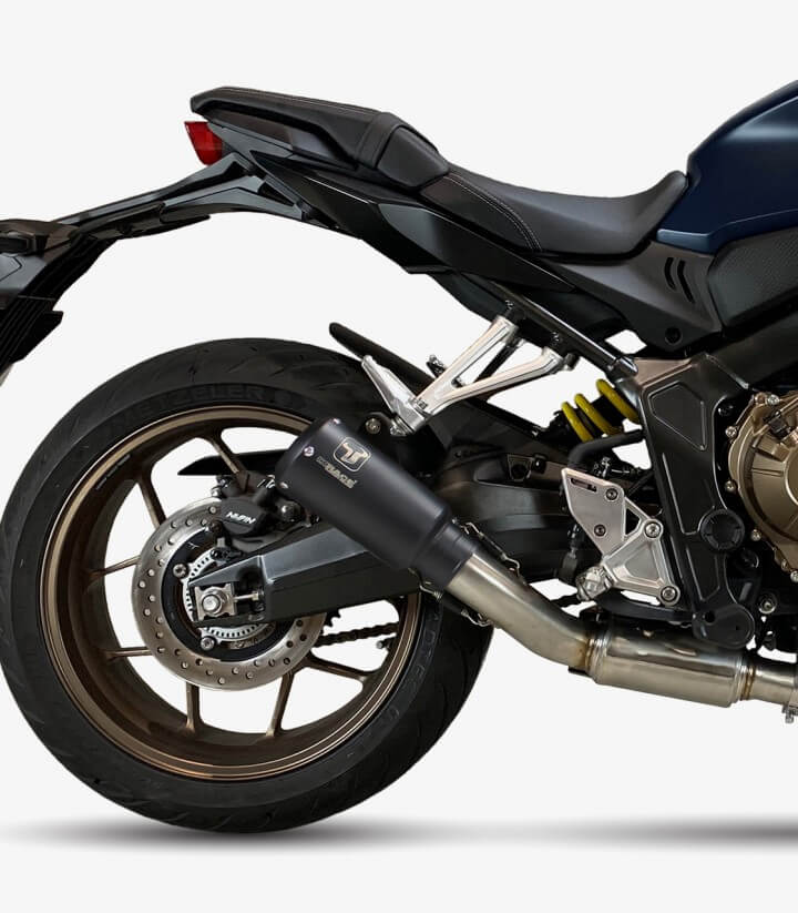 Auspuff AH6156SB IXRACE MK2B Schwarz für Honda CB/CBR 650 R Full System (19-20)