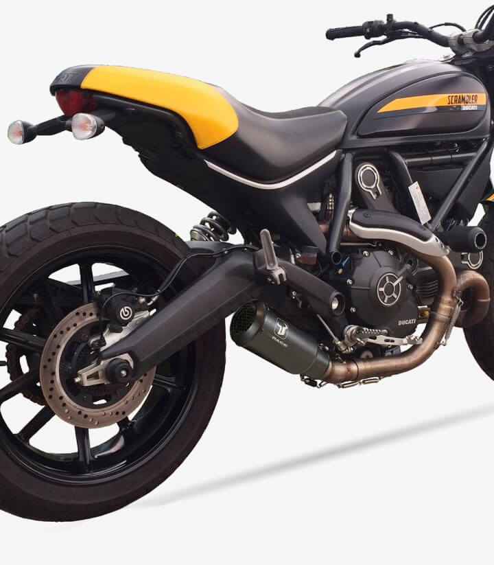 Auspuff AD5250SB IXRACE MK2B Schwarz für Ducati Scrambler 800 -23
