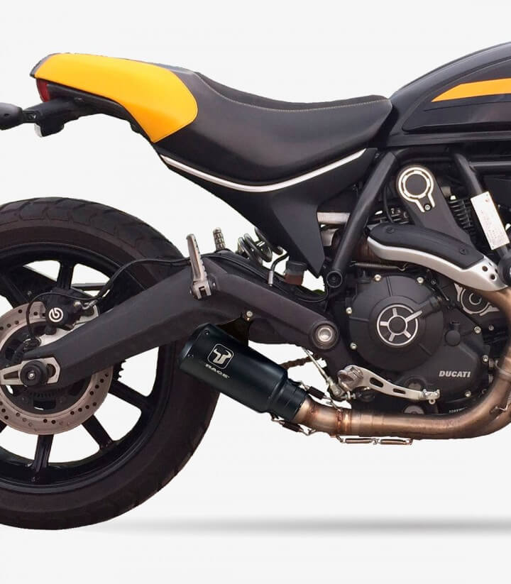Auspuff AD5250SB IXRACE MK2B Schwarz für Ducati Scrambler 800 -23