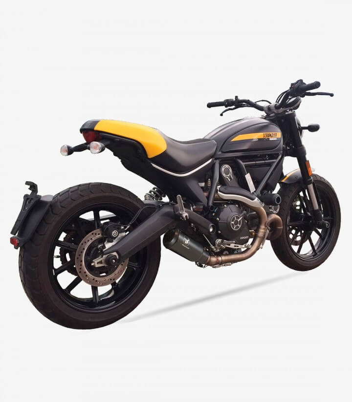 Auspuff AD5250SB IXRACE MK2B Schwarz für Ducati Scrambler 800 -23