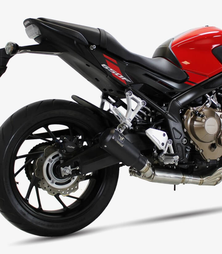 Auspuff AH6256SB IXRACE MK2B Schwarz für Honda CB/CBR 650 F Full System (14-18 / 15-18)