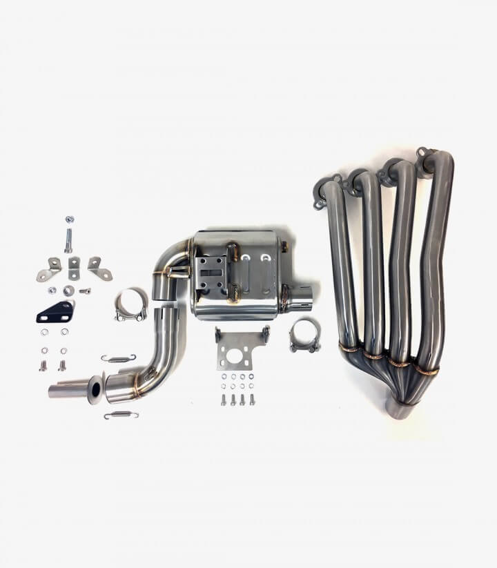 Auspuff AH6256SB IXRACE MK2B Schwarz für Honda CB/CBR 650 F Full System (14-18 / 15-18)