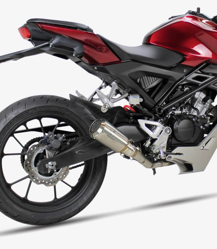 Auspuff AH6208S IXRACE MK2 Stahl für Honda CB 125 R Full System (18-20)