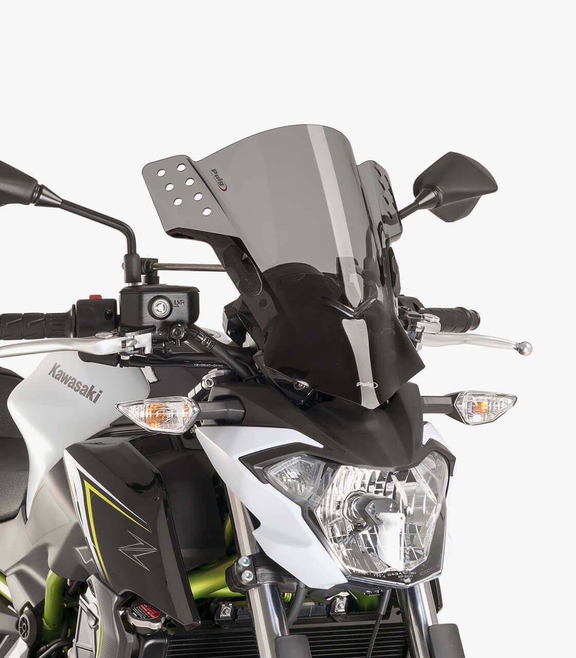 Kawasaki ER6N, Z1000/R, Z650, Z900 Puig Rafale Dark smoked Windshield