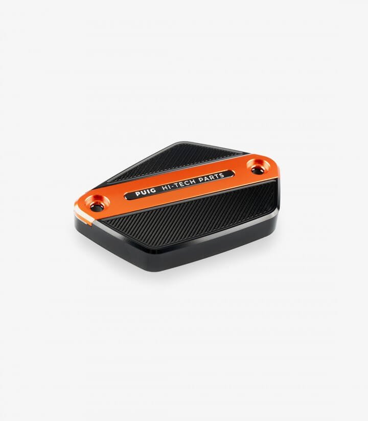 Deckel Puig für den Flüssigkeitsbehälter (Bremse) in der Farbe Orange 21923T für several Husqvarna and KTM models