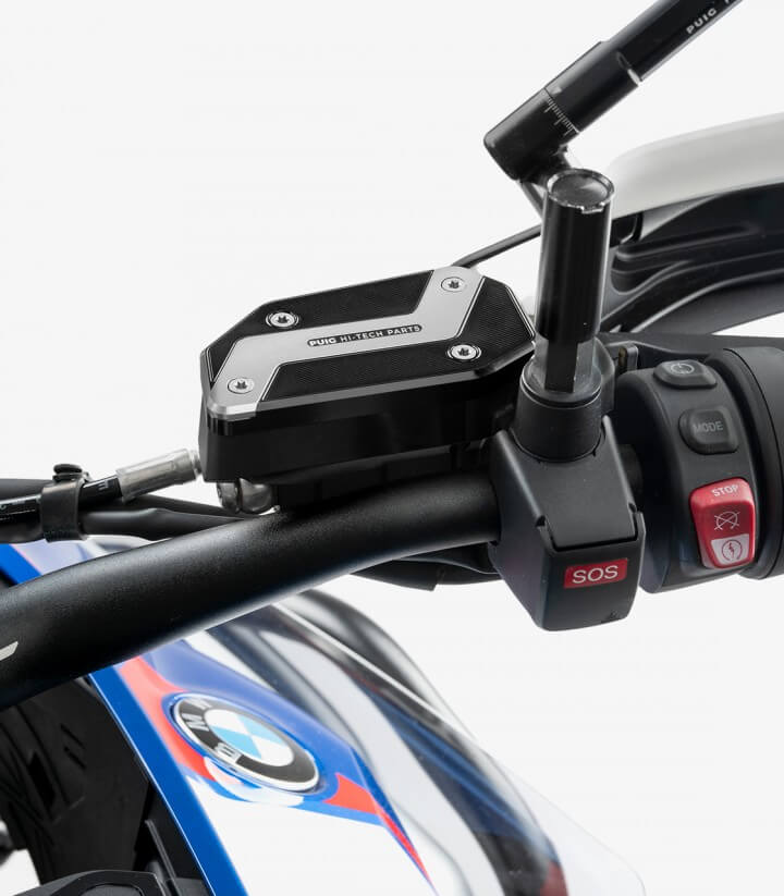 Tapa depósito líquido freno Puig color Plateado 21873P para BMW R1300GS