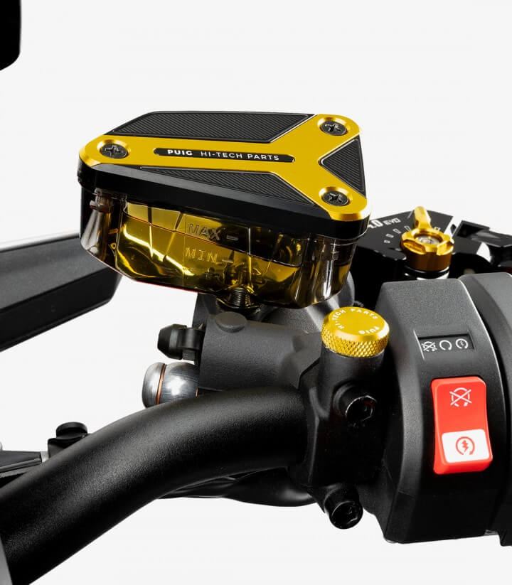 Deckel Puig für den Flüssigkeitsbehälter (Bremse) in der Farbe Gold 22004O für several Husqvarna and KTM models