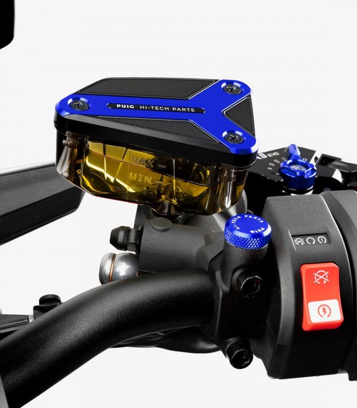 Tapa depósito líquido freno Puig color Azul 22004A para KTM 990 Duke