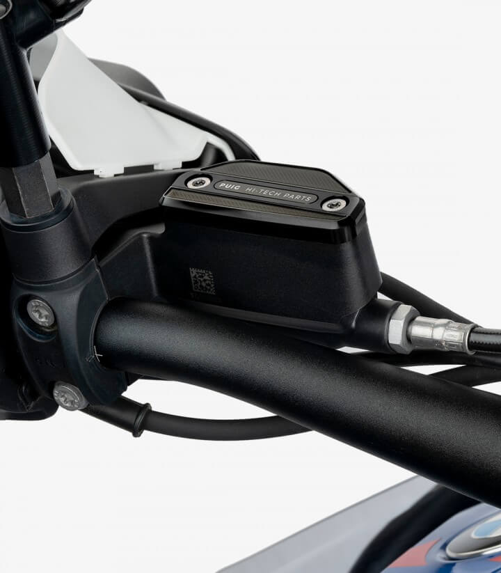 Deckel Puig für den Flüssigkeitsbehälter (Kupplung) in der Farbe Schwarz 21874N für BMW R1300GS (23-26), R1300GS Adventure (24-2