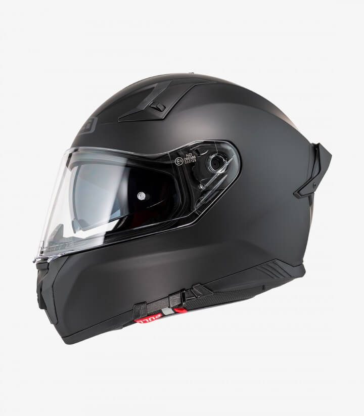 NZI Go Rider Stream Matte Black Full Face Helmet