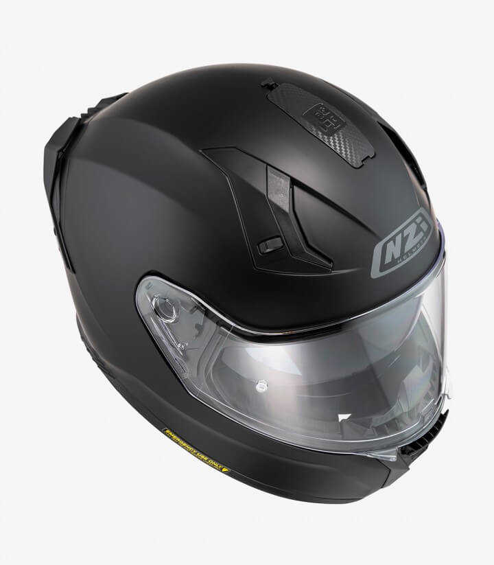 Integralhelm NZI Go Rider Stream Mattschwarz
