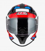 Casco Integral NZI Go Rider Stream Quadri Negro, rojo, azul