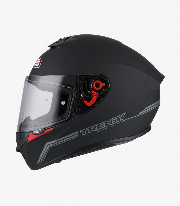 Casco Integral NZI Trendy 2 Solid Negro mate sólido