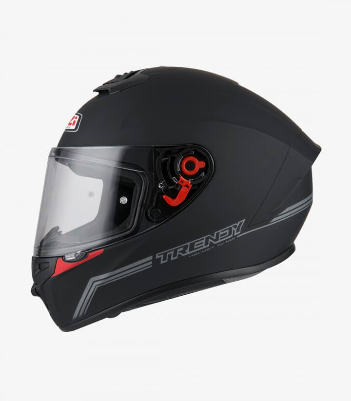 Integralhelm NZI Trendy 2 Solid Mattschwarz einfarbig