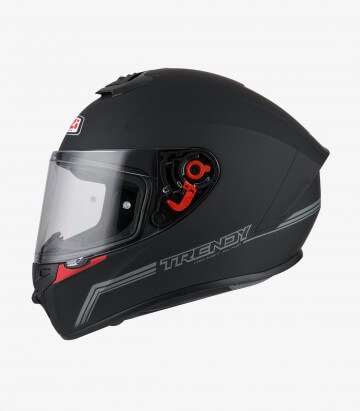 Integralhelm NZI Trendy 2 Solid Mattschwarz einfarbig
