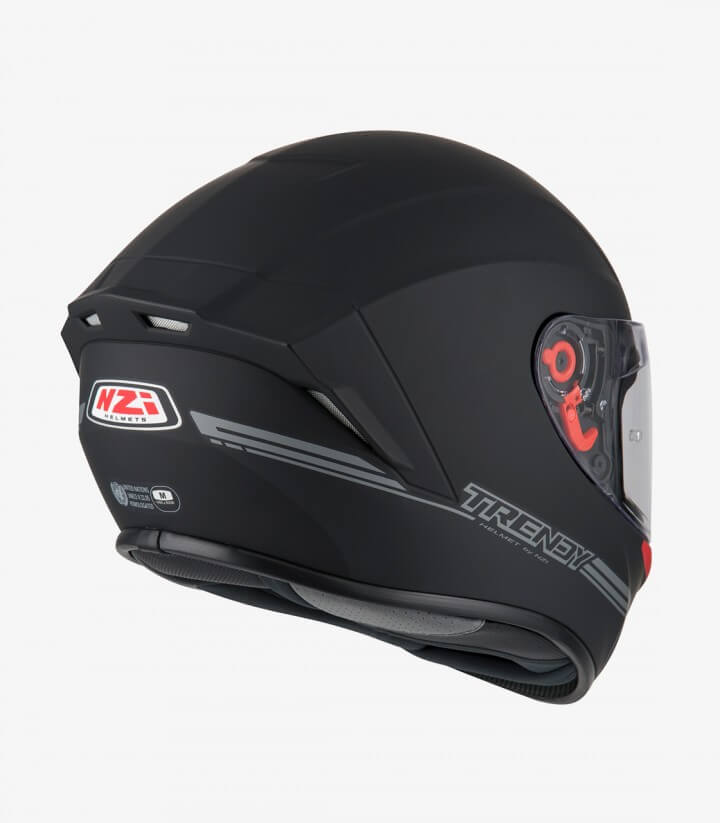 Integralhelm NZI Trendy 2 Solid Mattschwarz einfarbig