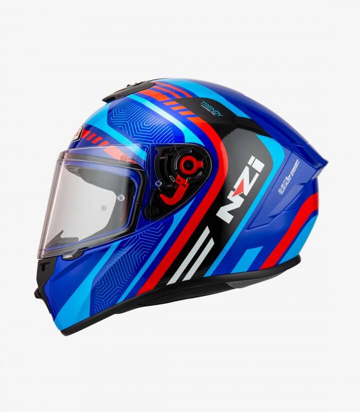 Integralhelm NZI Trendy 2 Connected Dunkelblau, Rot, Blau
