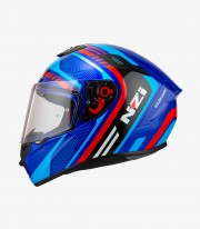 NZI Trendy 2 Connected Dark Blue, Red, Blue Full Face Helmet