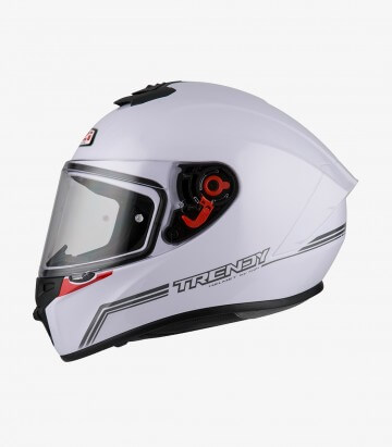 Integralhelm NZI Trendy 2 Solid Weiß einfarbig