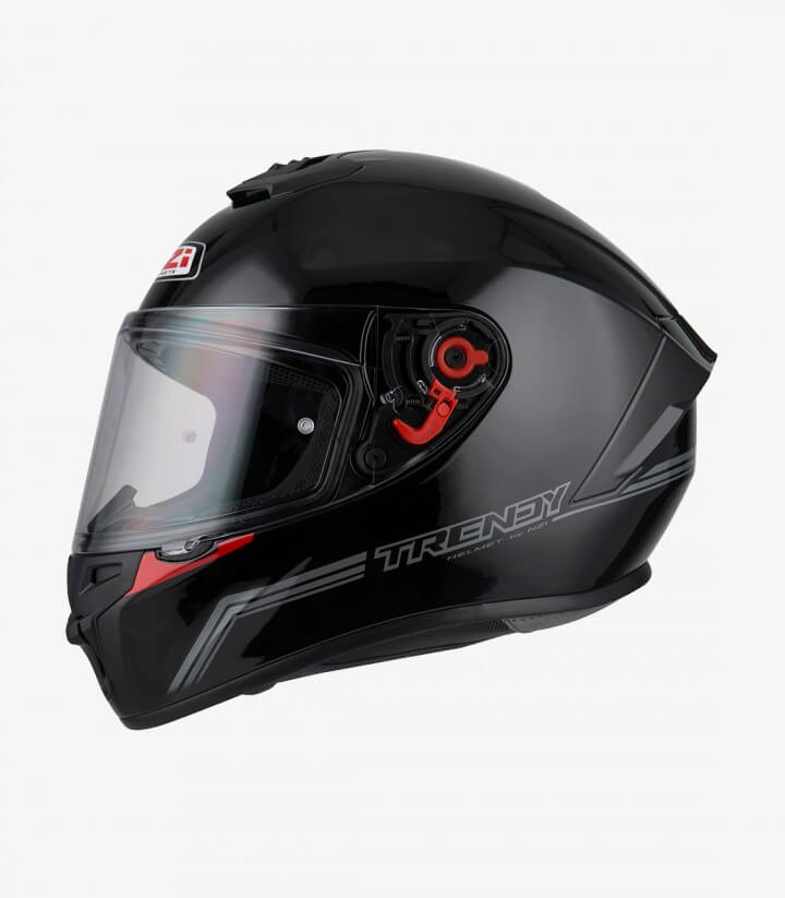 Integralhelm NZI Trendy 2 Solid Schwarz einfarbig