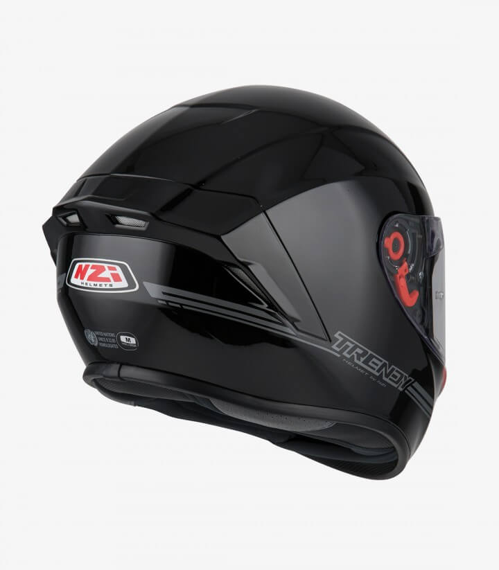 Integralhelm NZI Trendy 2 Solid Schwarz einfarbig