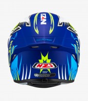 Casco Integral NZI Trendy 2 Ocelo Azul, blanco, azul cielo mate