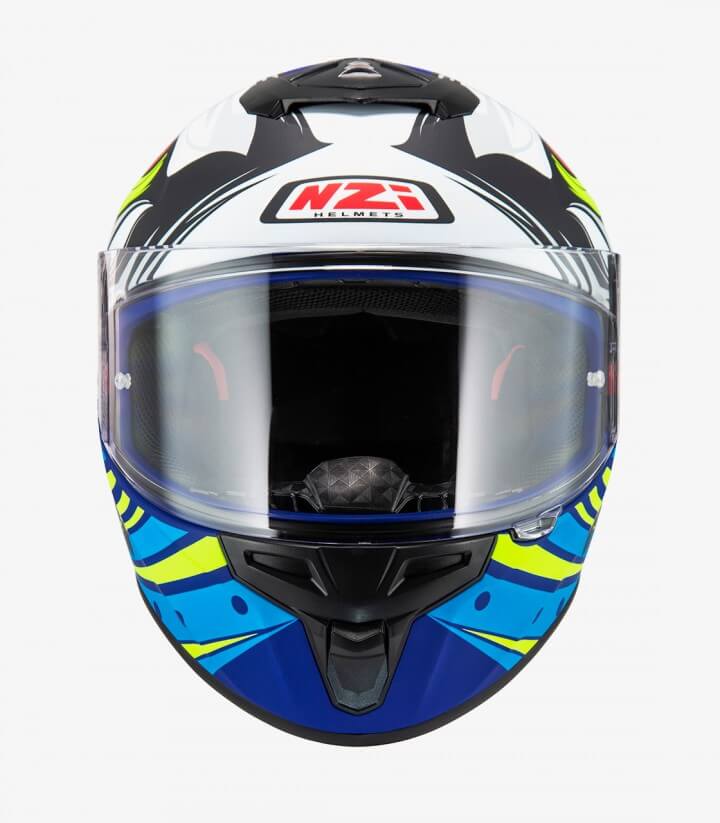 Integralhelm NZI Trendy 2 Ocelo Blau, Weiß, Himmelblau matt