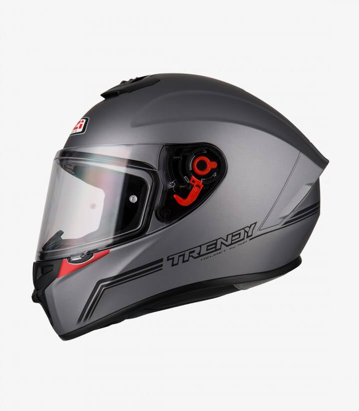 Integralhelm NZI Trendy 2 Solid Mattanthrazit einfarbig