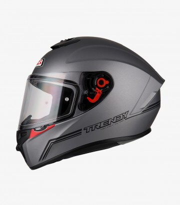 Integralhelm NZI Trendy 2 Solid Mattanthrazit einfarbig