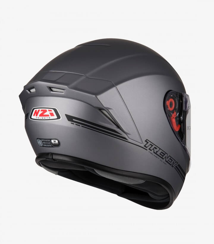 Integralhelm NZI Trendy 2 Solid Mattanthrazit einfarbig